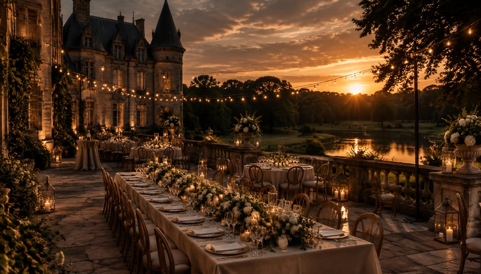 Lieu de réception : Château de La Hulpe